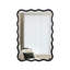 Miroir ondulé en bois massif 40 po x 28 po, décoration murale moderne pour salle de bain, chambre à coucher, salon, salle à manger, vestiaire, vestibule-1247671753-1247671752-1247671754