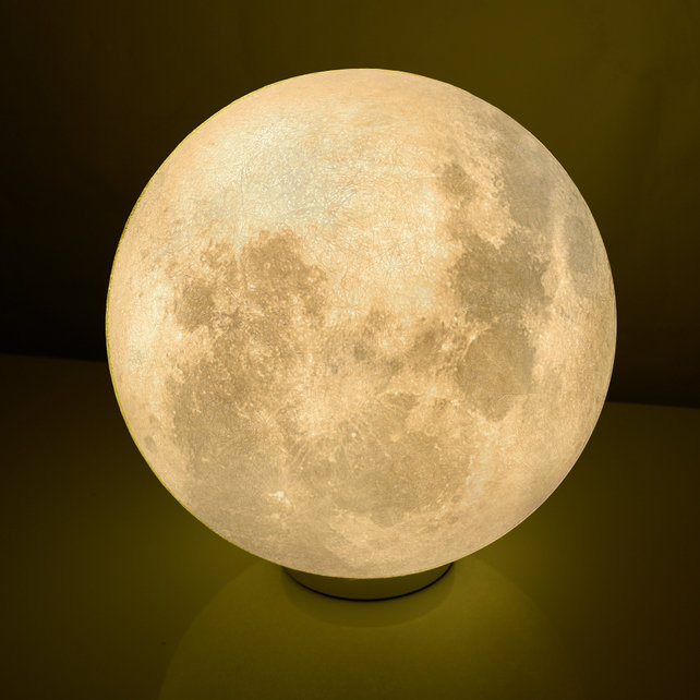 The Lunar Surface Replica Lamp