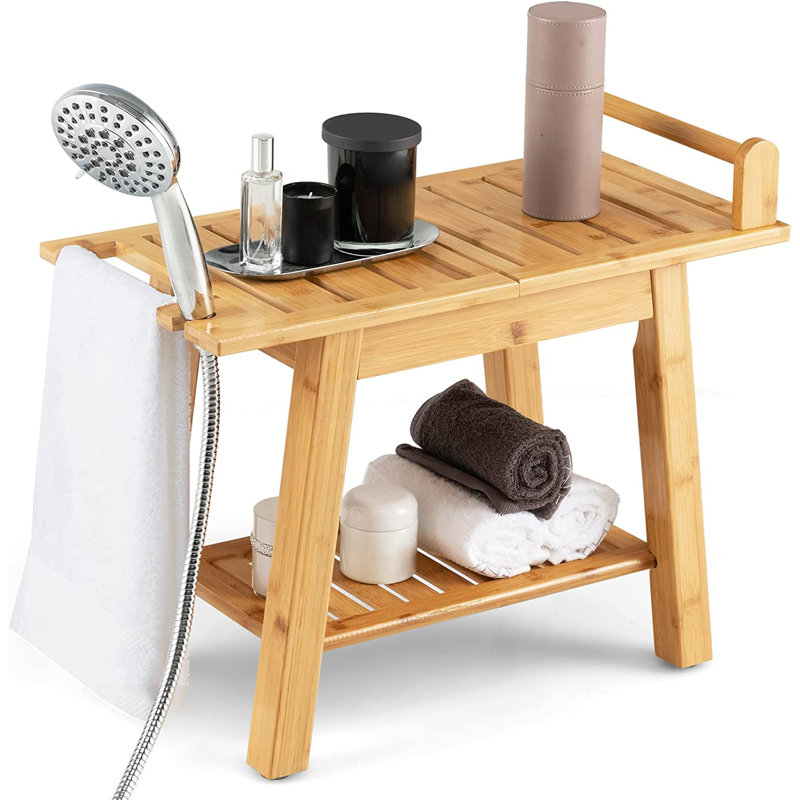 Bamboo Shower Bench SPA Bath Seat