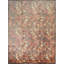 Hand Knotted Wool Floral Area Rug in Pink