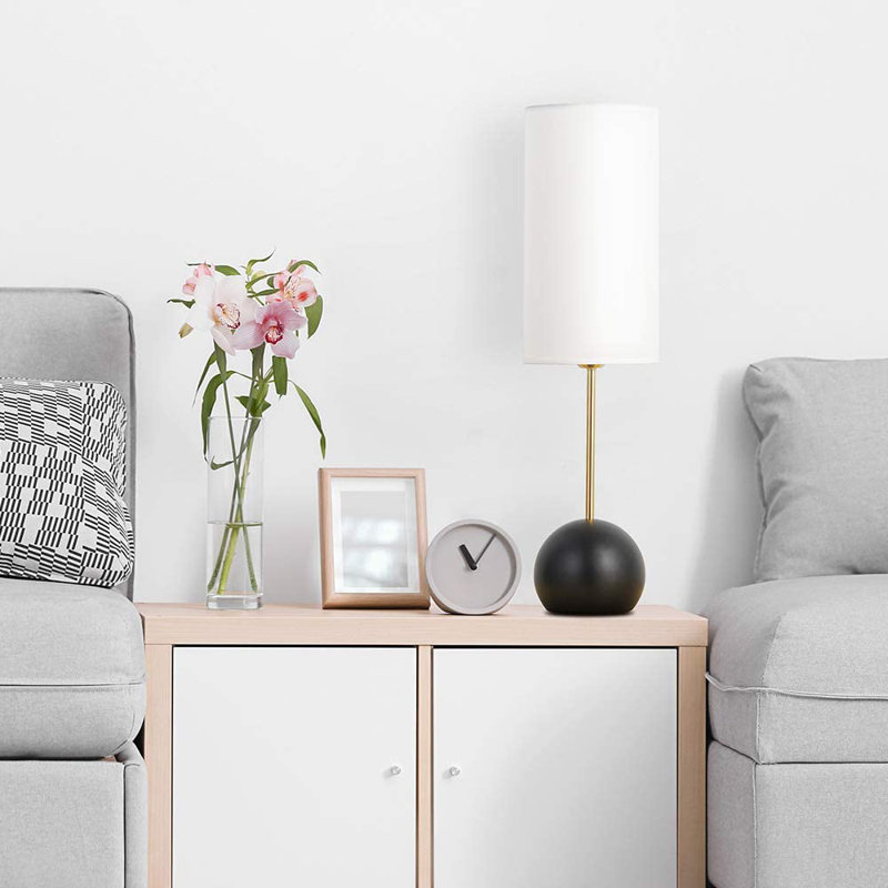 Lampe de table noire 26,4 "