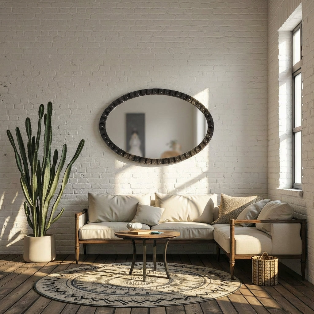 24" Mirror, Black