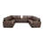 Namdor Leather Match Power Recline Sectional-490572202