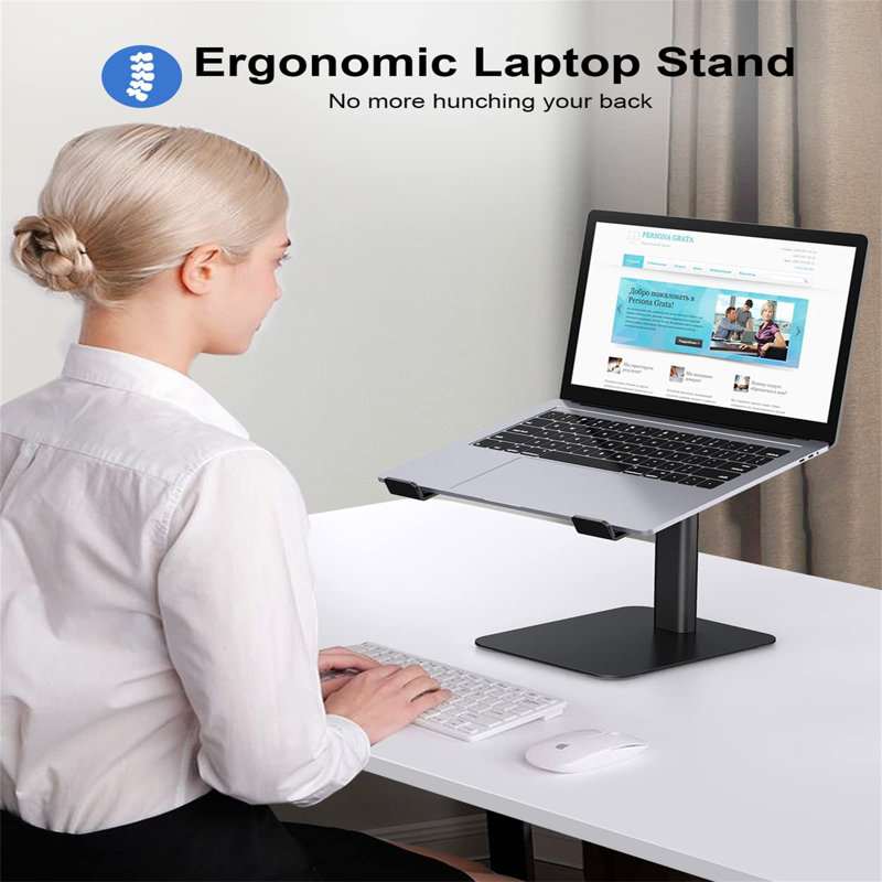 Metal Stackable Monitor Stand, Black