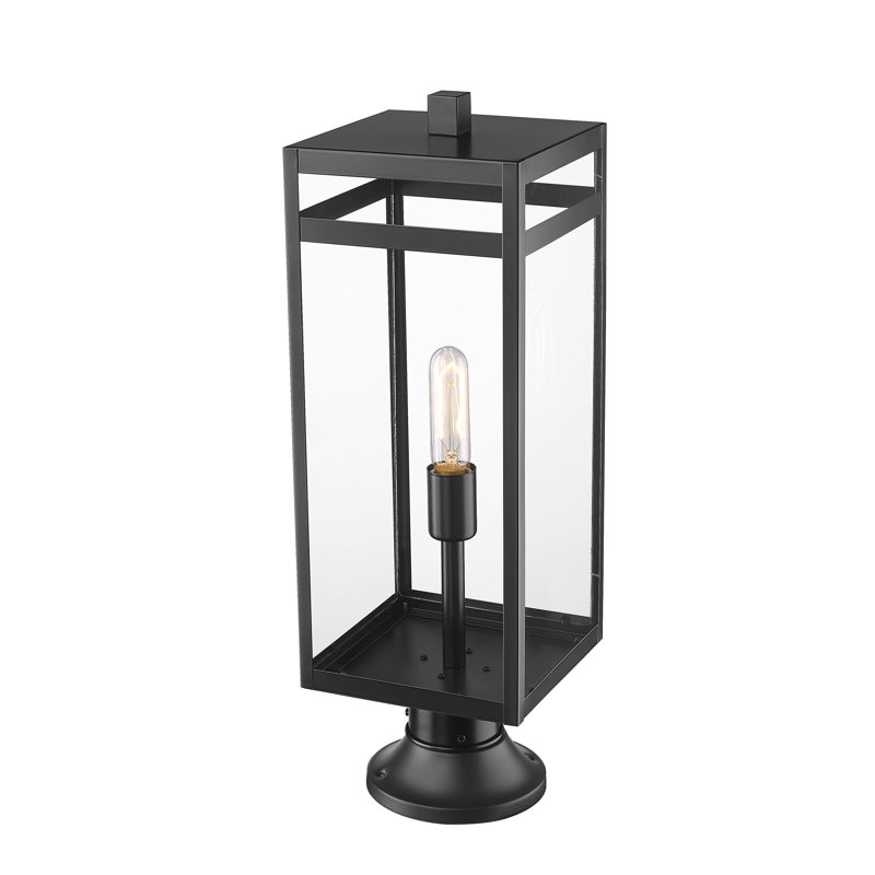 Sylmar Transparent Pier Mount Light, 23.5" H x 7.5" W x 7.5" D