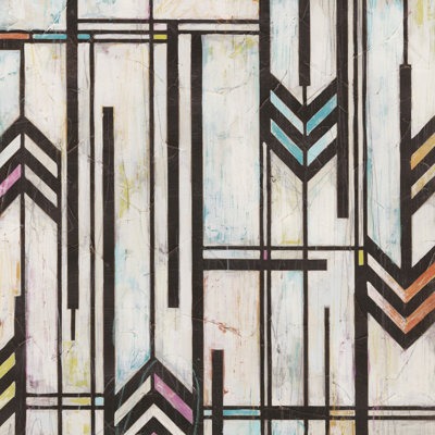 «Deco Abstraction II» par June Erica Vess, reproduction sur toile tendue sur châssis