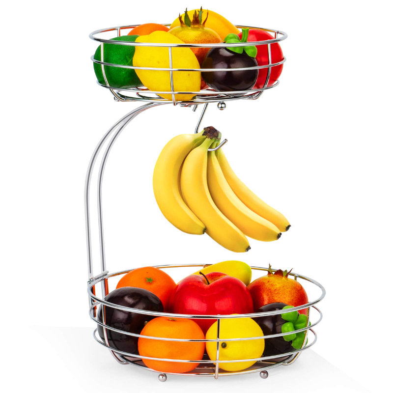 Benfer 150 oz liq. Bol à fruits, Argent