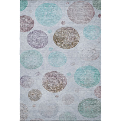 Premium Machine Washable Farolt AMF1897 Geometric Rug