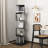 -degree Rotating Bookshelf Particle Board Modern Design For Living Room