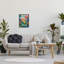 Paysage de jardin fantaisiste sur toile-93924185