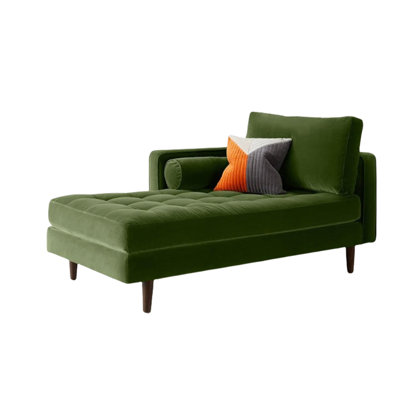 Chaise simple rembourrée en tissu éponge inclinable de style simple