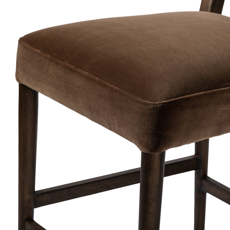 Abilene Stool-Somerton Ash, Burnt Oak, Sapphire Coco, Bar Stool (30.98" Seat Height)