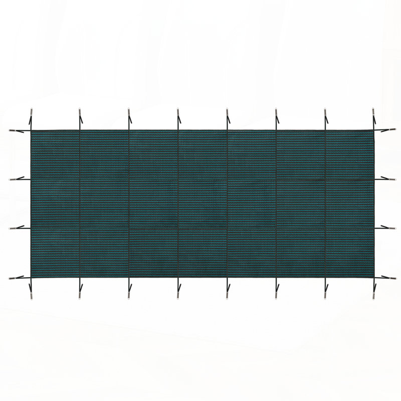 Underground Pool Cover with UV Protection and Safety Certification, Green