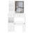 Small - Sized Vanity Table With 29.2" Left Drawer, Cushioned Stool, Touch Operated Tri Color Brightness Adjustable Led Mirror, Ideal For Little In Bedrooms Drawer Desktop And Controlled Switching,