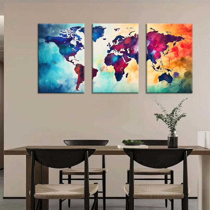 3 Piece Wrapped Canvas Print