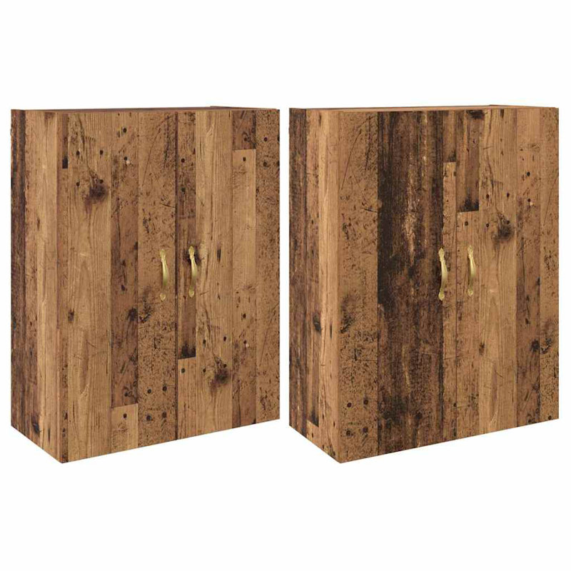 Wall Mounted Cabinets Storage Cabinet Cupboard Display Cabinet, Old Wood