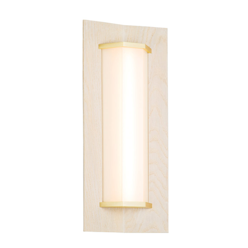 Penna 1 - Light LED Flush Mounted Sconce, 16" H x 7.7" W x 3.5" D, 2700K Warm White Bulb Temp, 277V