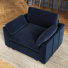 Knopp Velvet Comfort Rest Single Sofa