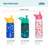 Wildkin Kids 14oz Stainless Steel Water Bottle – BPA-Free, Leakproof, Insulated, Easy-Clean - Under Construction-123230936
