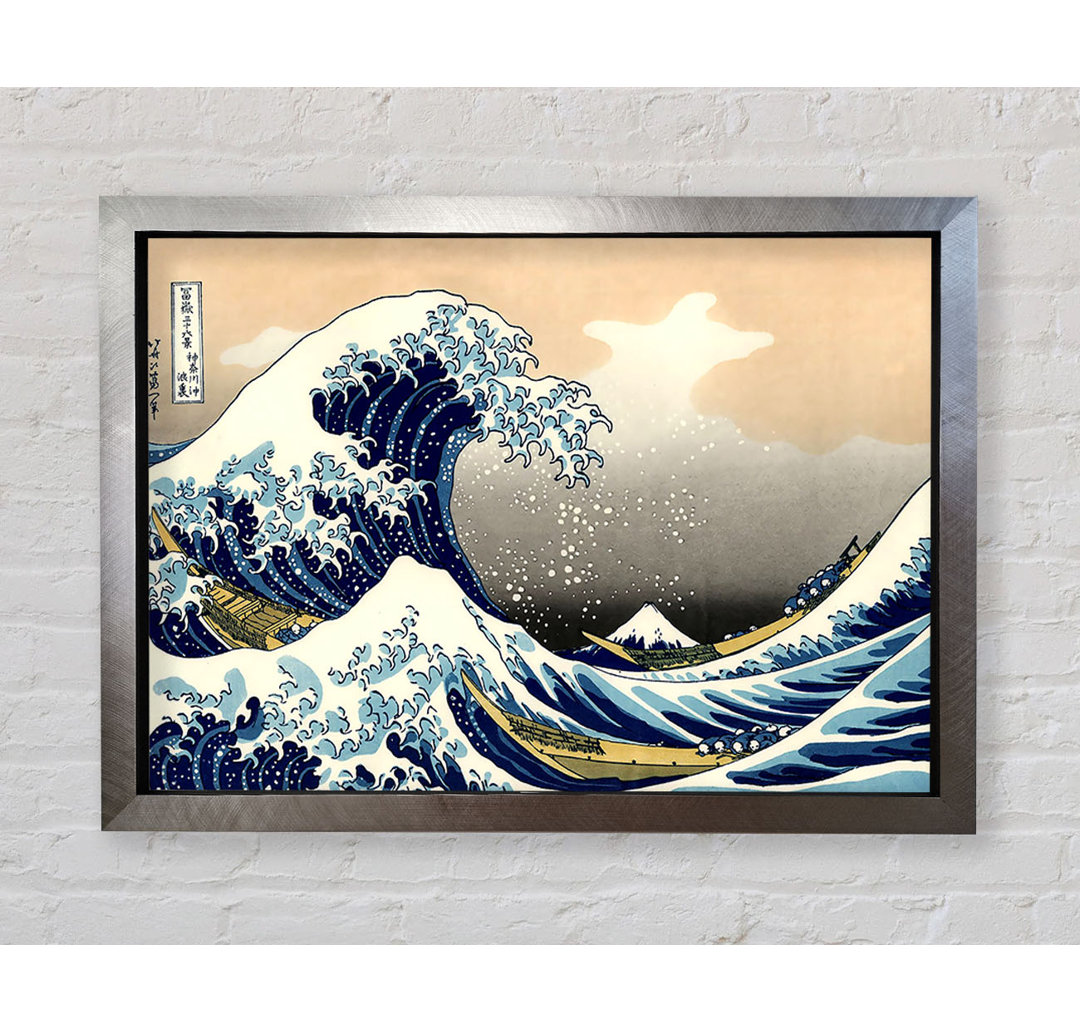 Hokusai Eine große Welle vor Kanagawa - Druck