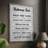 Simple Bathroom Rules Framed Print - Solid Wood-1711247542