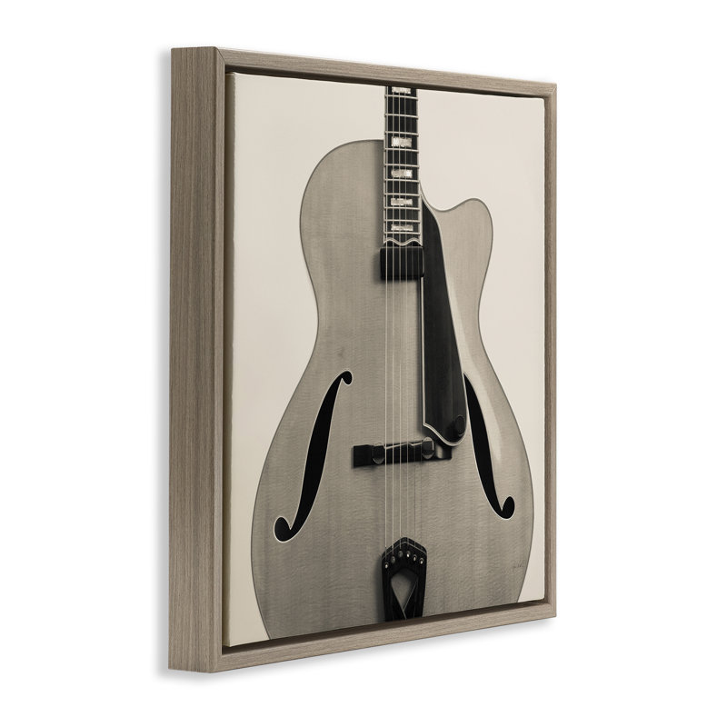  Art mural simple sur toile Floater par Deborah Revell, Cadre flottant orme Montalcino, H 18 po x l 18 po