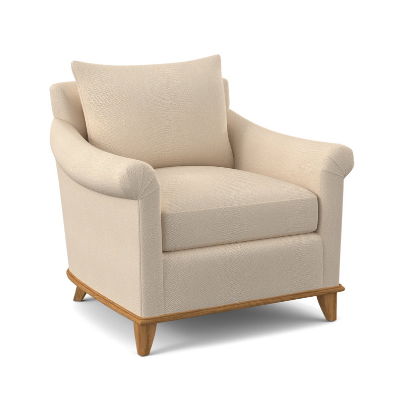 Drake Armchair, Filigree Ivory, Amber