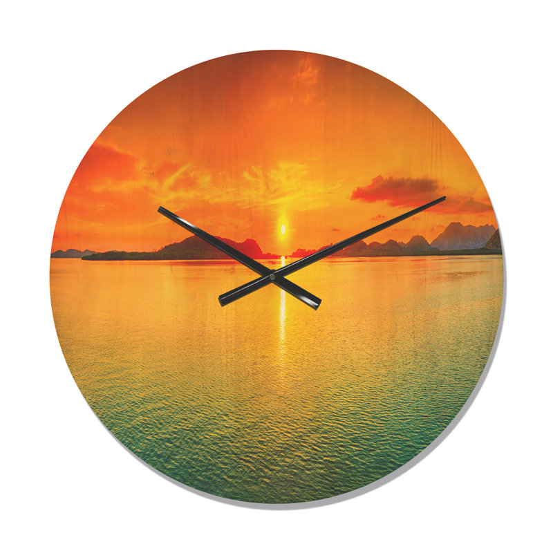 Horloge murale Sunset, Petit