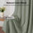 Pinch Pleated 100% Blackout Curtains Linen Blend Drapes with 20 Hooks Curtains for Living Room and Bedroom （Set of 2）-1043094984-1043094985