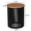 Table d'appoint en bois massif ACACIA