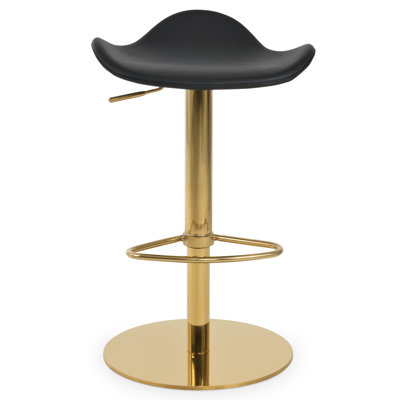 Falcon Piston Adjustable Height Swivel Bar Stool