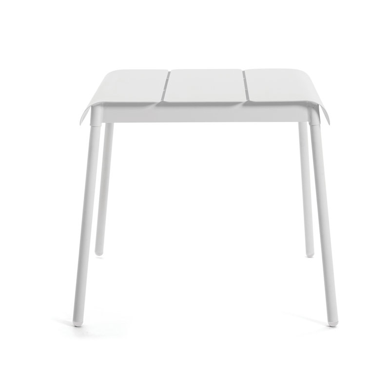 Corail Outdoor Square Dining Table, White