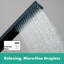 hansgrohe Pulsify E Baton Handshower 100 1-Jet, 2.5 GPM-323336027-290126393