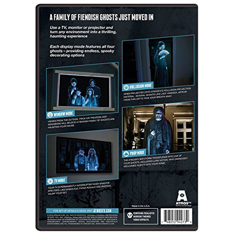Décoration numérique d’Halloween à carte SD à carte SD atmosfx