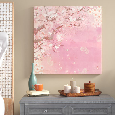 «Tokyo Cherry II», peinture sur toile