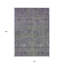 Tapis oriental lavable d'intérieur 10 pi x 14 pi mauve