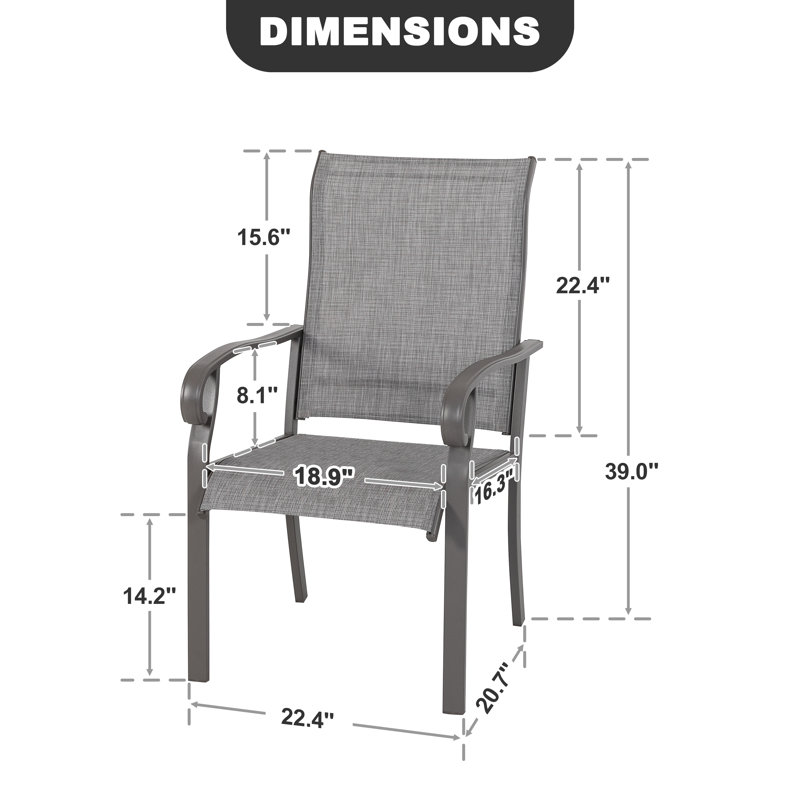 Fauteuil de terrasse pour l'extérieur Ashelyn