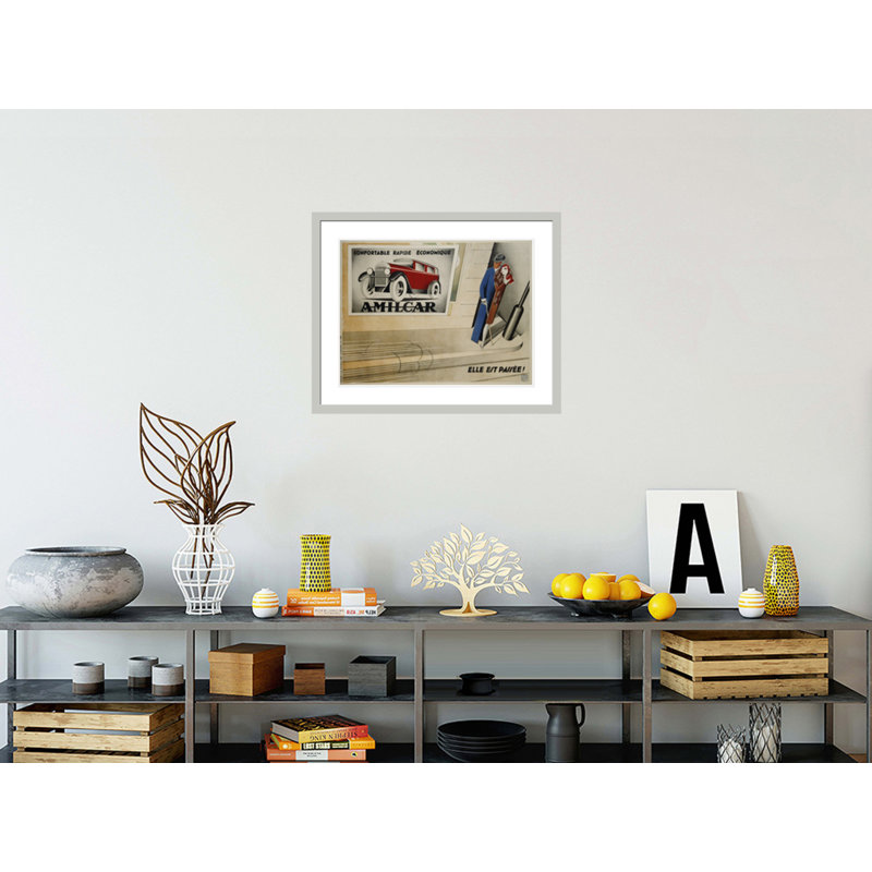 Affiche «Amilcar» par Paolo Garretto, impression giclée sur cadre, 23.5" H x 29.14" W