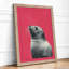 Seal In Pink Modern - Print-141772312-141772309