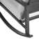 Chaise berçante d'extérieur en aluminium forgé Avondale