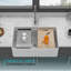 Station de travail 33 po - 33 po x 20 po x 10 po en porcelaine blanche