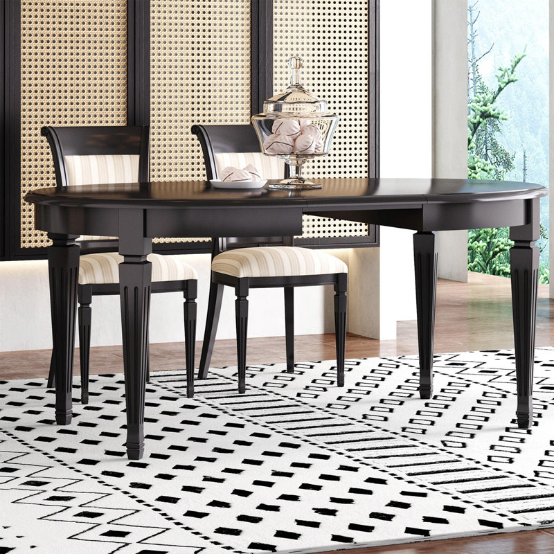 Kayleeh Flatweave Washable Geometric Indoor Rug, Rectangle 8' x 10'