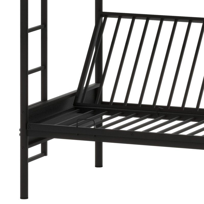 All-in-One Metal Bunk Bed, Multi-Function Design