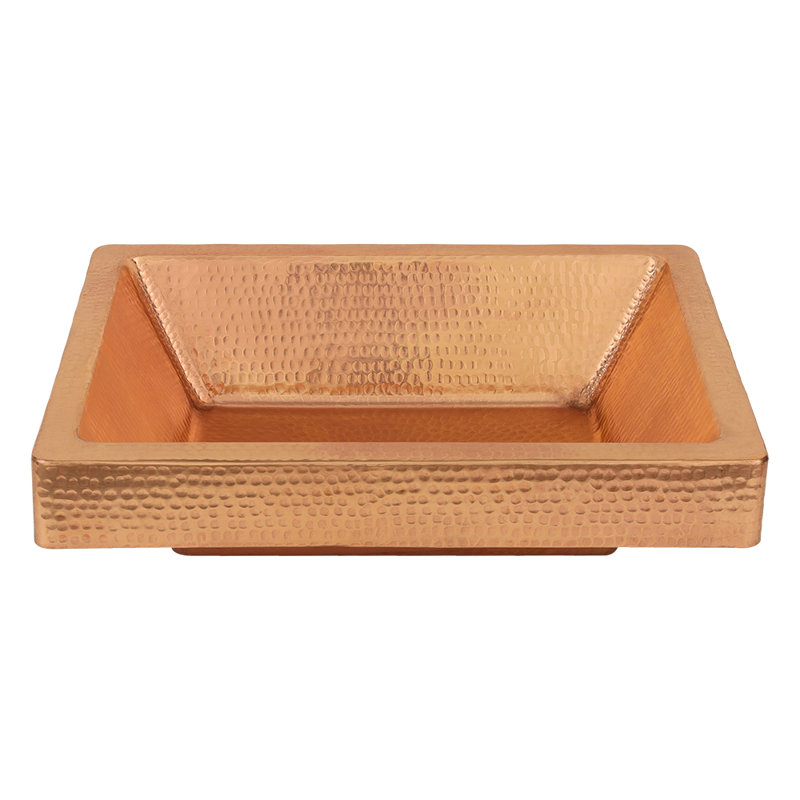 Premier Copper Products BSP5_VREC19SKPC-P Bathroom Sink And Drain Package