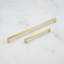 Satin Brass Slim Squared D-Bar Handles -122026798