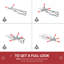 Sapin de Noël artificiel de 6 pi avec branches réalistes, 250 lumières DEL blanc chaud et 1000 pointes, blanc-1739624999-1739624993