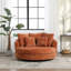 Fauteuil demi-tonneau rembourré avec housse-1835901393