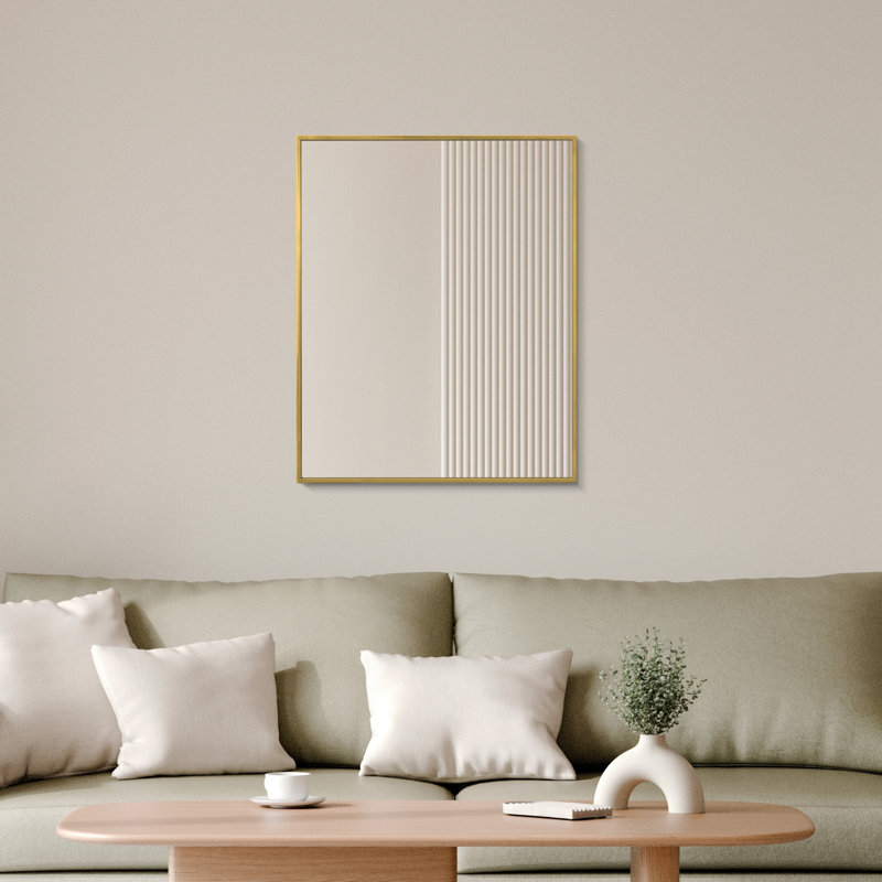 Markey Metal Rectangle Mirror, 30" x 24"