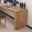 Bureau en bois massif en L Burlywood