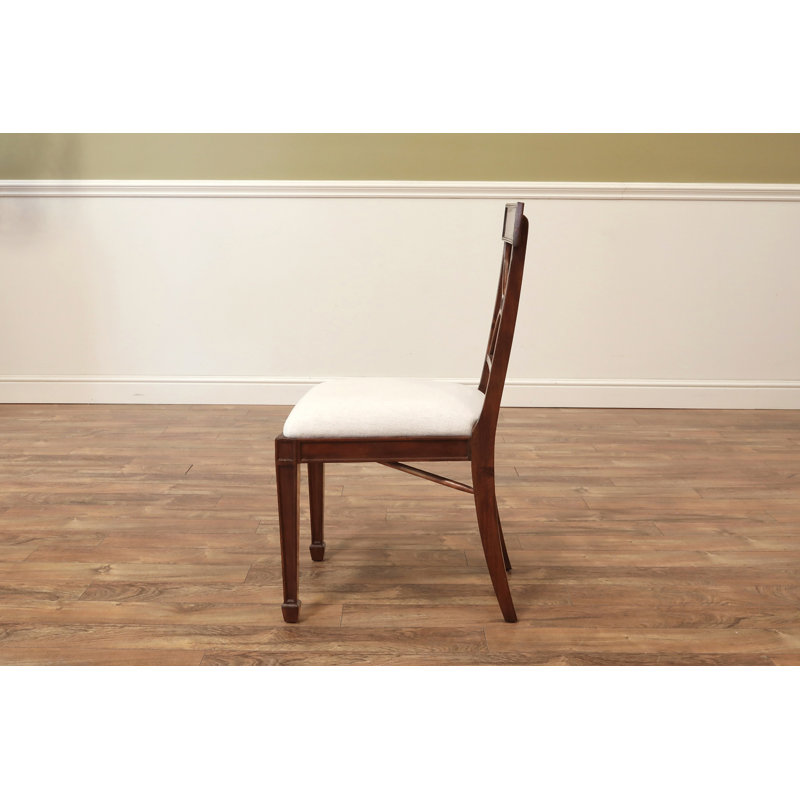 Upholstered Dining Chair, Mahogany